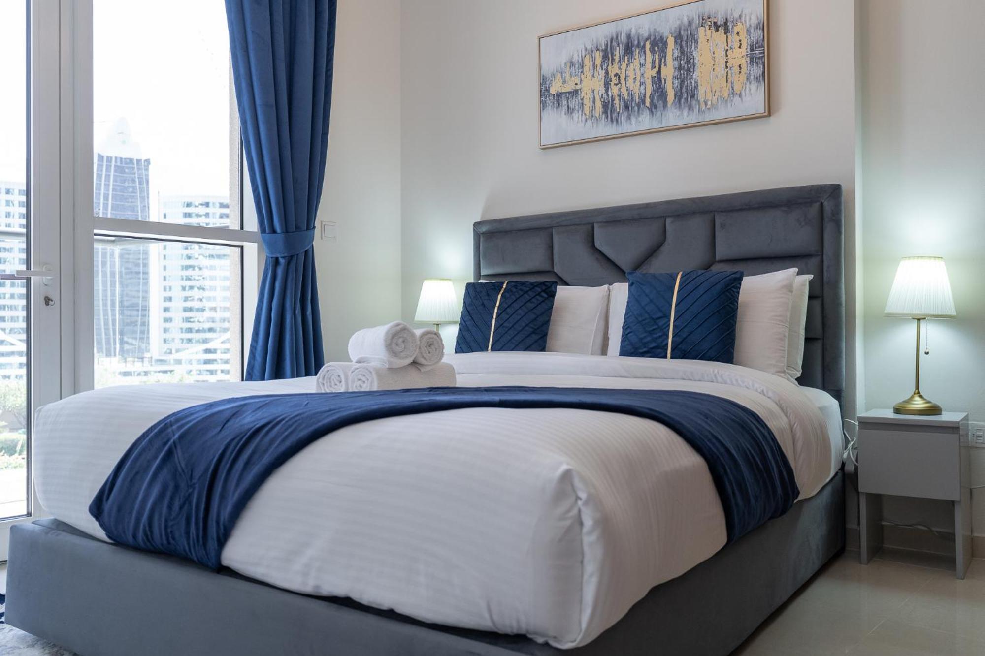 Dunya Tower Luxury And 2 Min Walk To Dubai Mall And Burj Khalifa In Heart Of Downtown Exterior foto